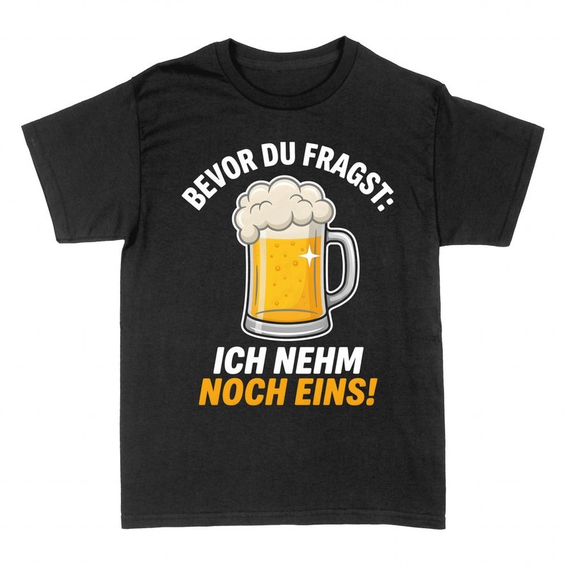 T-shirts: Ich nehm noch eins sch&auml;umender Bierkrug