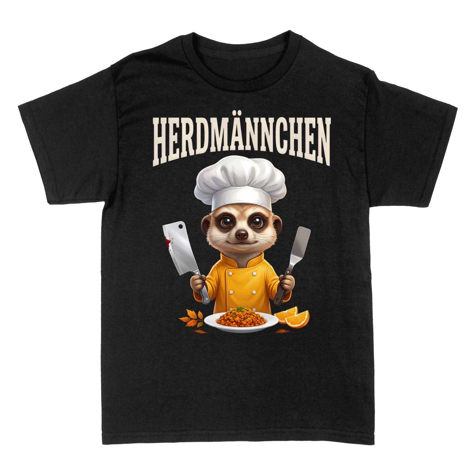 T-shirts: Herdm&auml;nnchen Erdm&auml;nnchen-Koch mit Beil