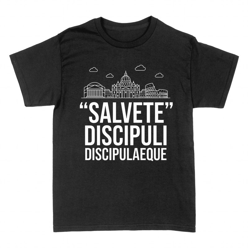 T-shirts: Salvete discipuli, lateinischer Lehrergru&szlig;