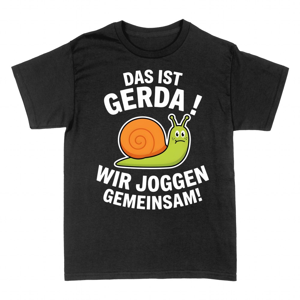 T-shirts: Schnecke Gerda - Wir joggen gemeinsam
