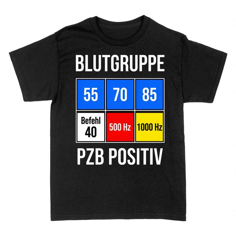 T-shirts: Blutgruppe PZB positiv