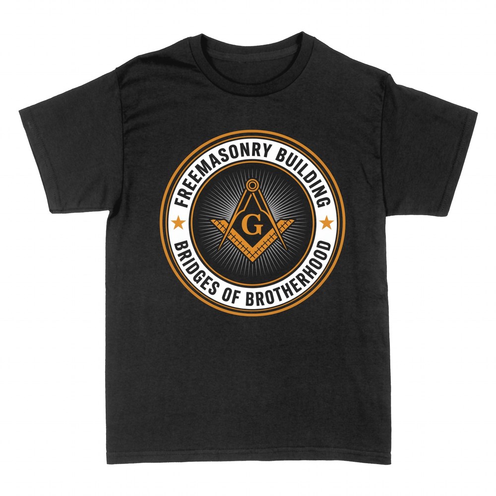 T-shirts: Freimaurerei Winkel und Zirkel mit dem G