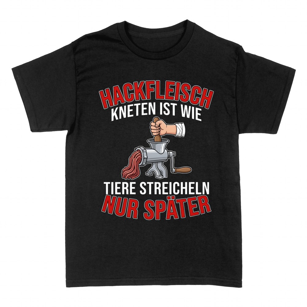 T-shirts: Hackfleisch kneten wie Tiere streicheln