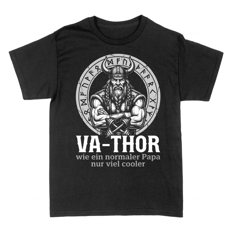 T-shirts: Va-Thor Wikinger Papa Wortspiel
