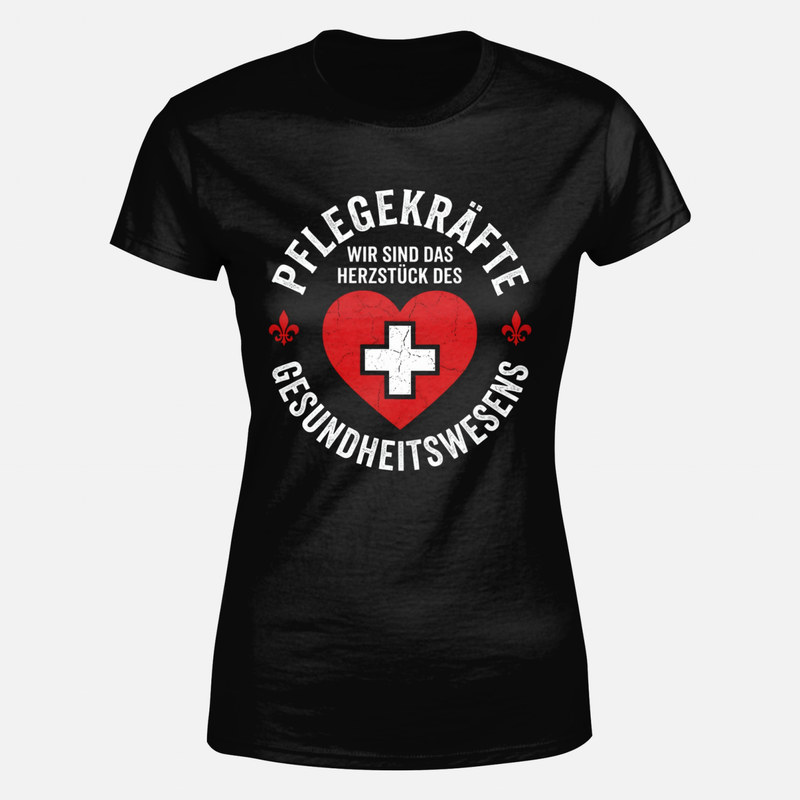 T-shirts: Pflegekr&auml;fte Herzst&uuml;ck Gesundheitswesen