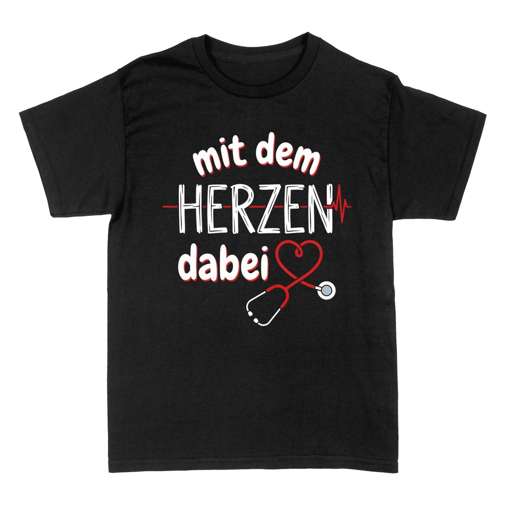T-shirts: Mit dem Herzen dabei Stethoskop-Herz