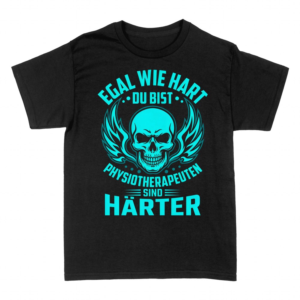 T-shirts: Physiotherapeuten sind h&auml;rter Totenkopf