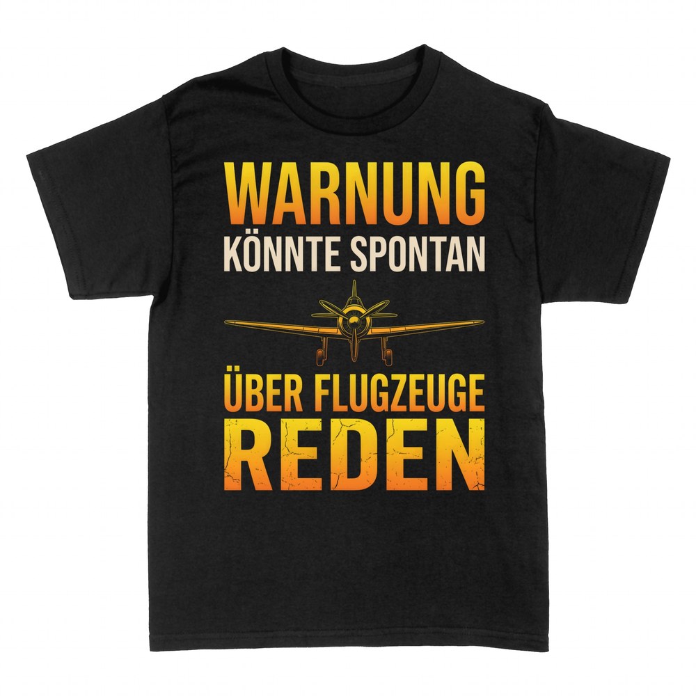 T-shirts: K&ouml;nnte spontan &uuml;ber Flugzeuge reden