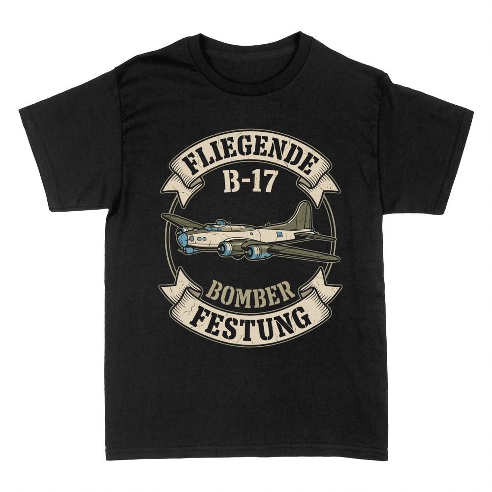 T-shirts: Fliegende Festung B-17 Bomber Emblem
