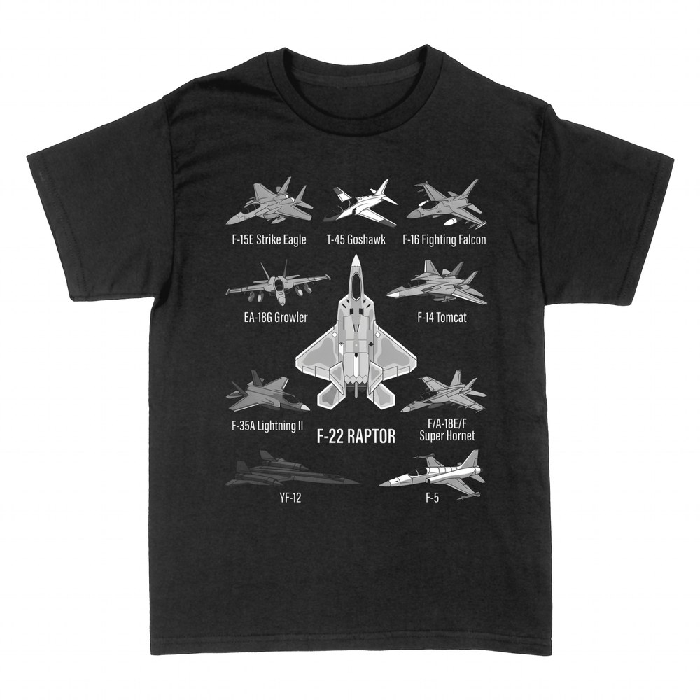 T-shirts: Kampfjets mit dem F-22 Raptor