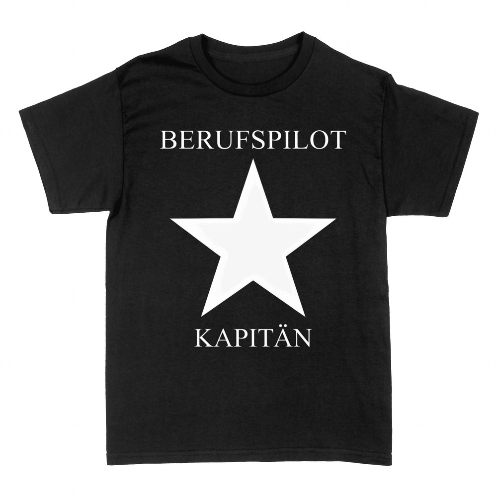 T-shirts: Berufspilot Kapit&auml;n mit Stern