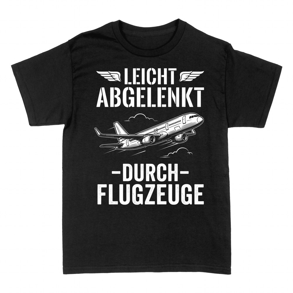 T-shirts: Leicht abgelenkt durch Flugzeuge