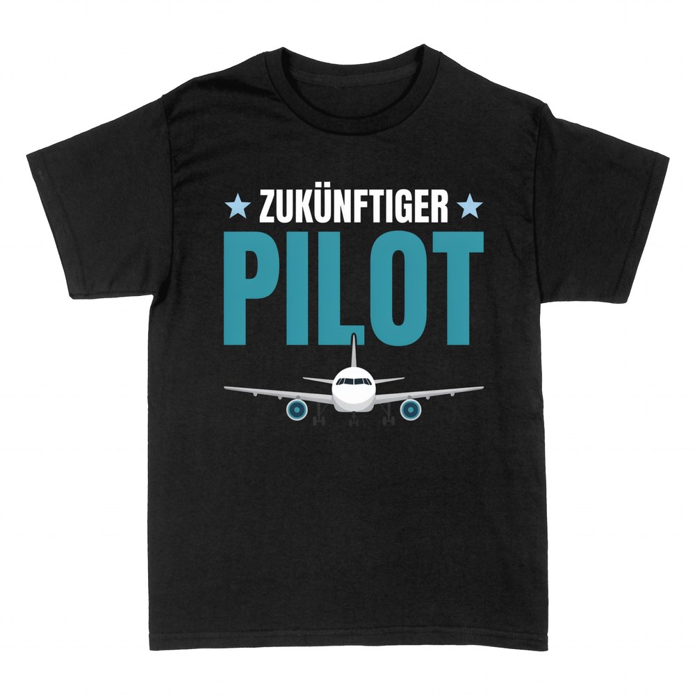 T-shirts: Zuk&uuml;nftiger Pilot mit Flugzeug