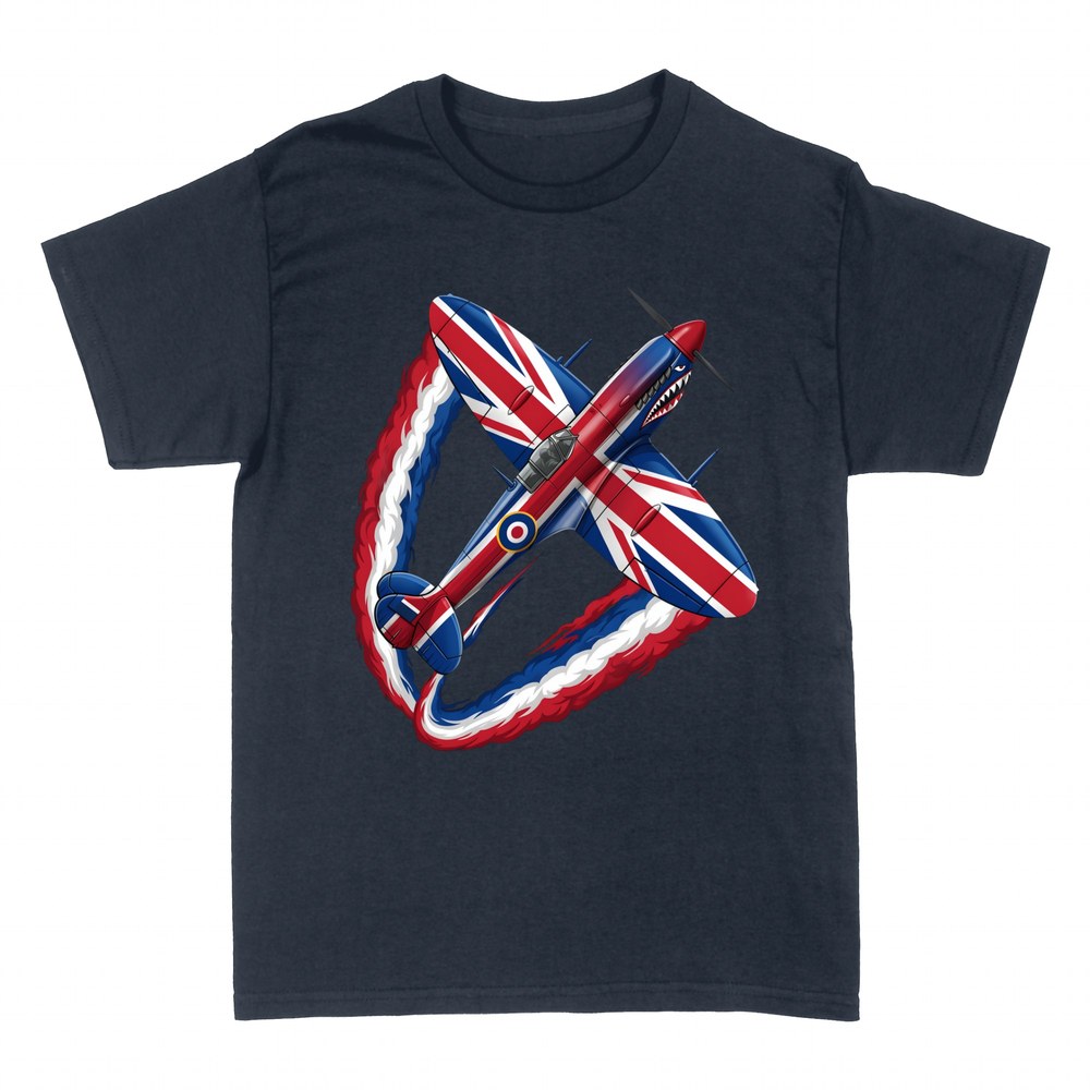 T-shirts: Jagdflugzeug Union Jack Haifischmaul