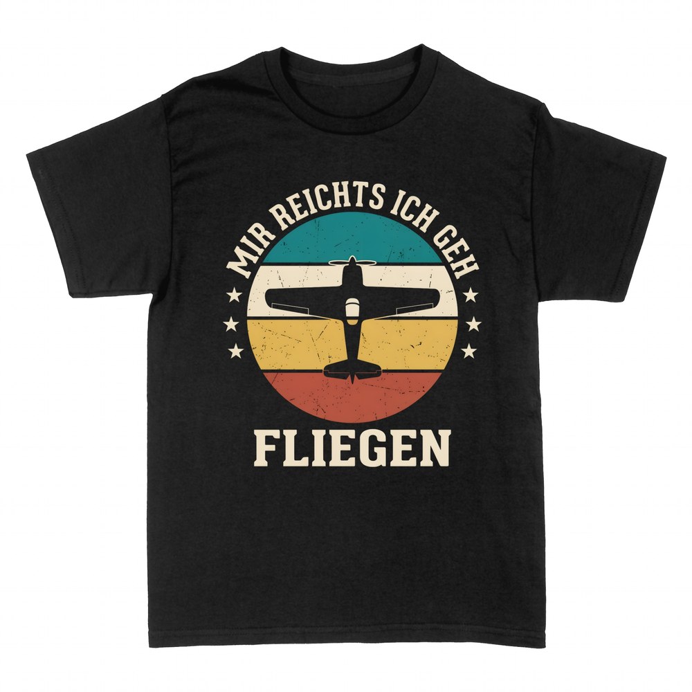 T-shirts: Mir reichts ich geh fliegen Propellerflugzeug