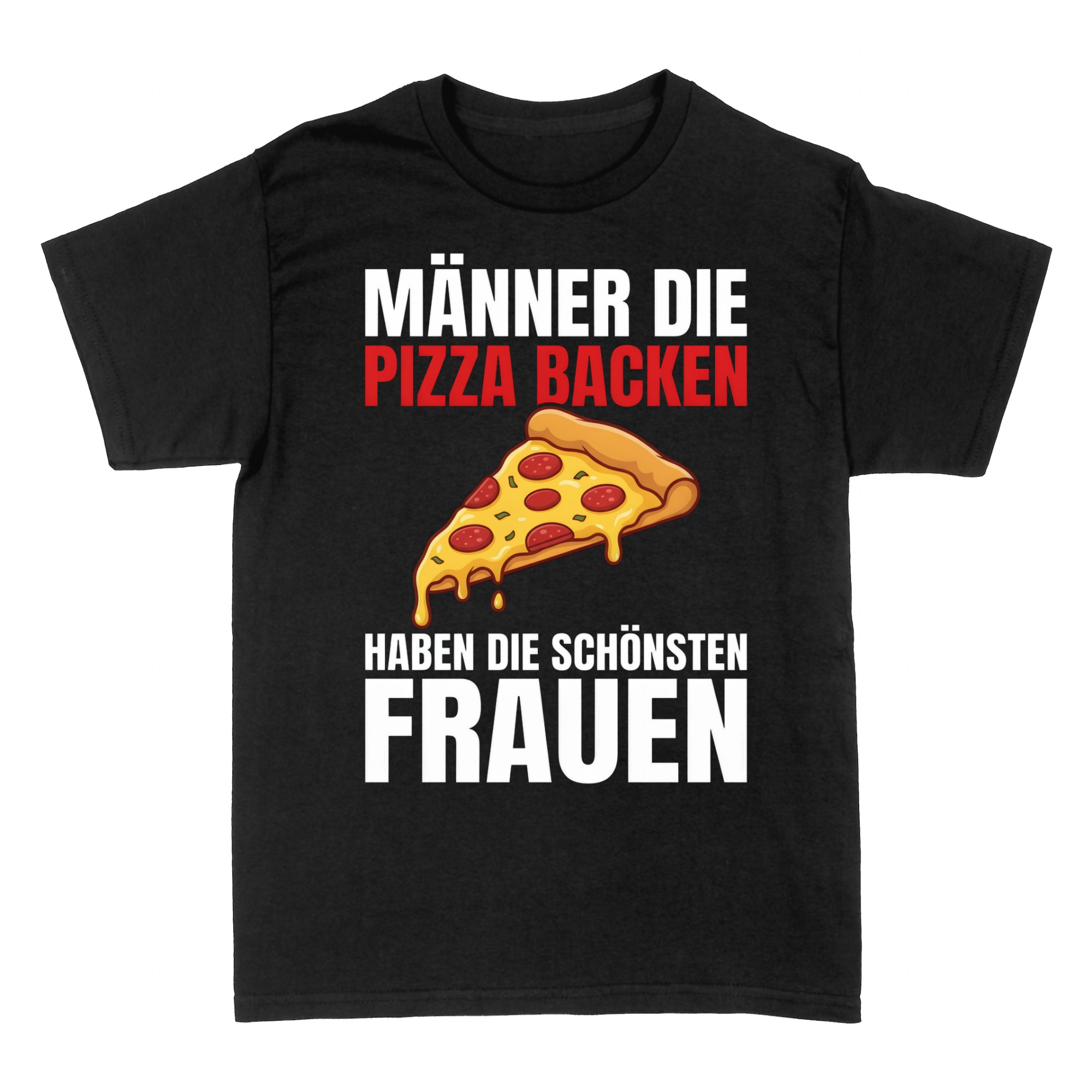 T-shirts: M&auml;nner die Pizza backen sch&ouml;nste Frauen