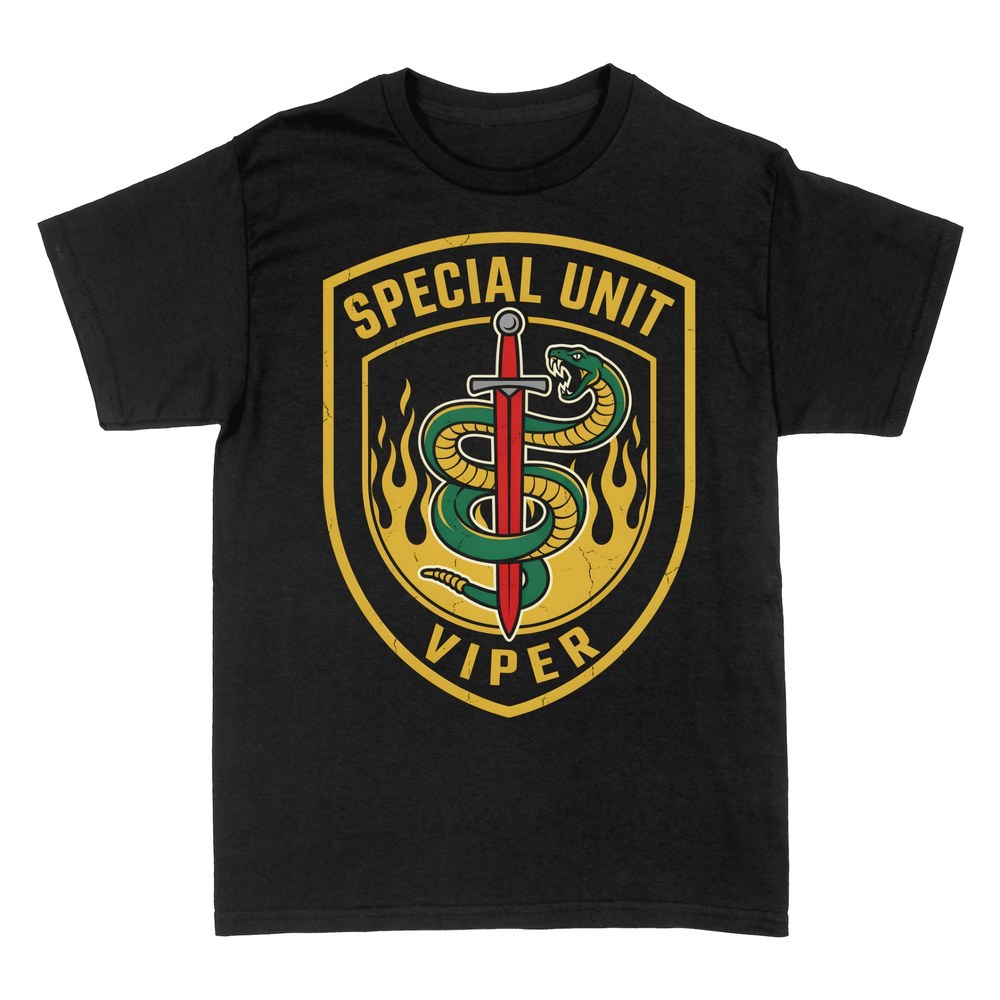 T-shirts: Spezialeinheit Viper Schlange Schwert
