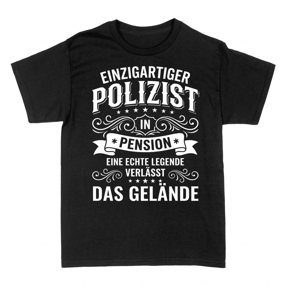 T-shirts: Einzigartiger Polizist in Pension