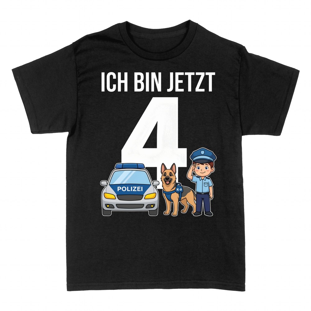 T-shirts: Ich bin jetzt 4 Polizist mit Polizeihund
