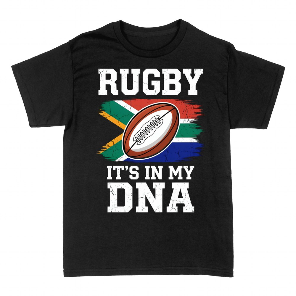 T-shirts: Rugby liegt in meiner DNA mit Ball und
