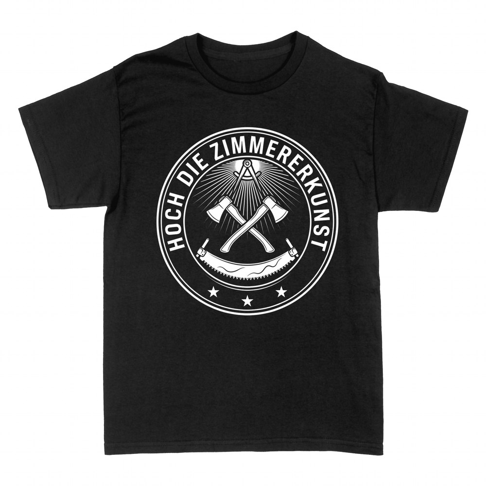 T-shirts: Zimmerer Zunftwappen Hoch die Zimmererkunst