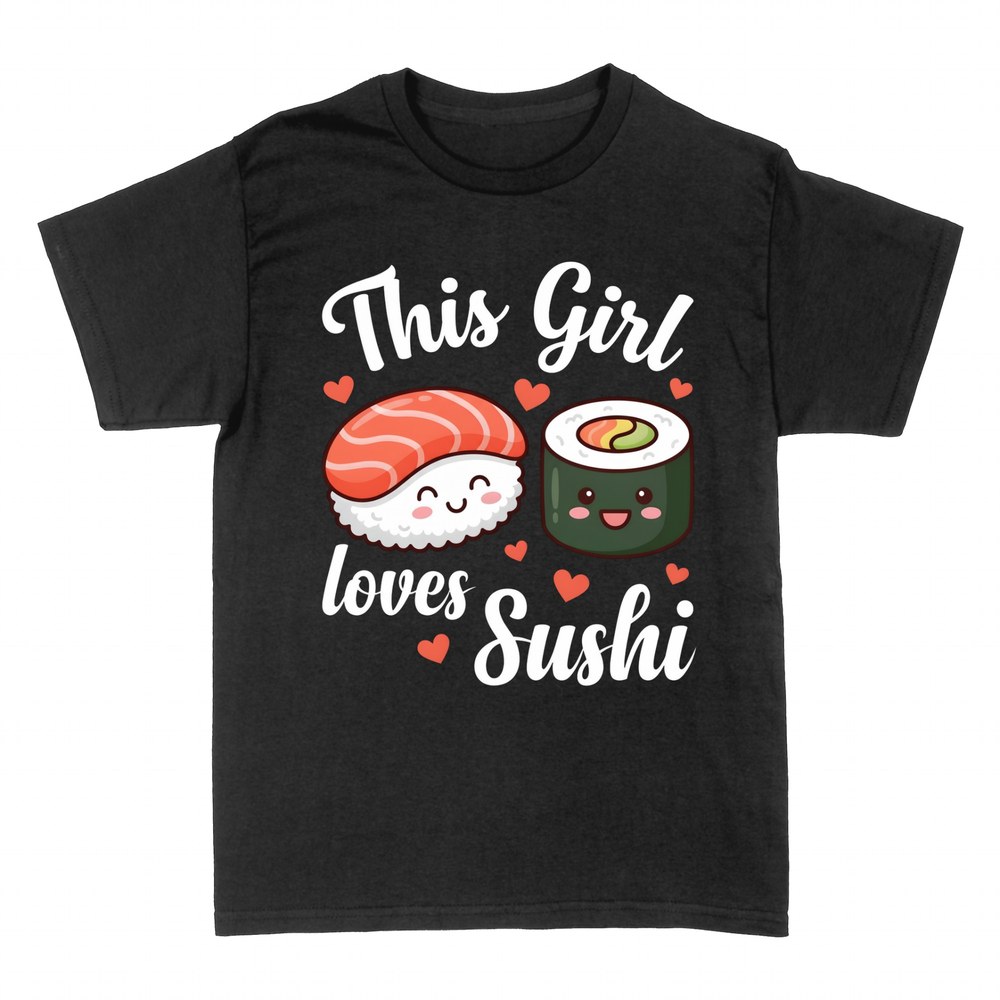 T-shirts: Dieses M&auml;dchen liebt Sushi kawaii