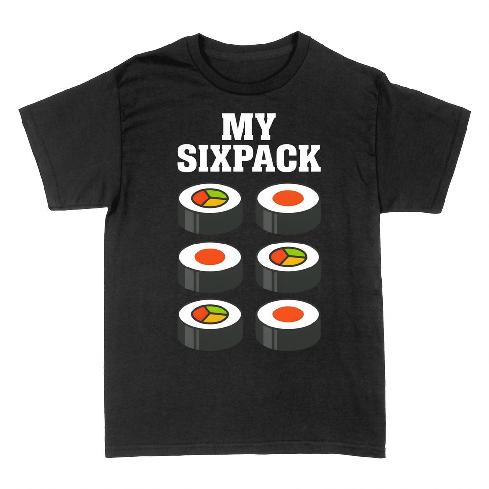 T-shirts: Sushi-Sixpack, meine Maki-Bauchmuskeln