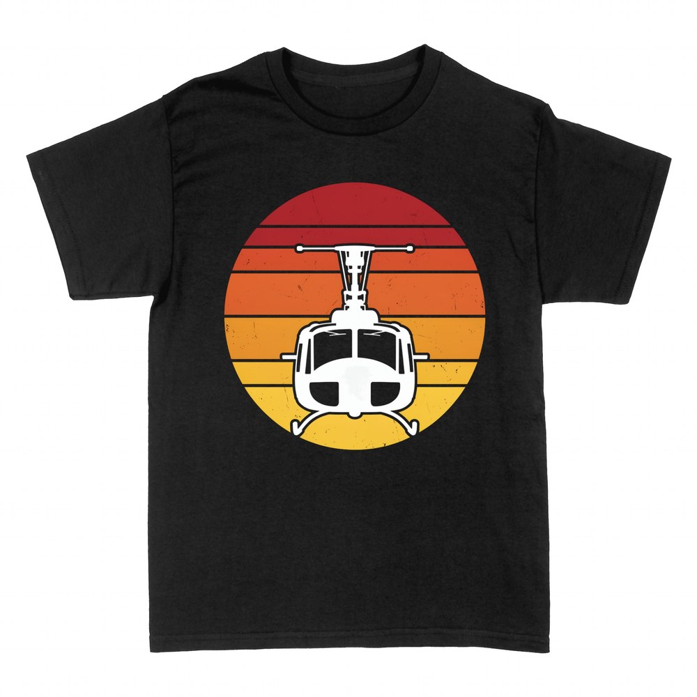 T-shirts: Hubschrauber Frontansicht Retro