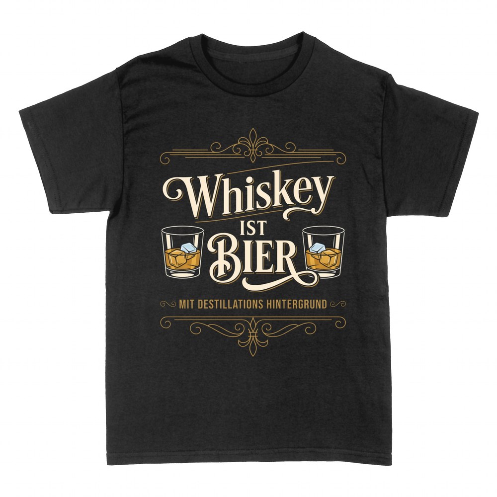 T-shirts: Whiskey ist Bier - lustiger Spruch