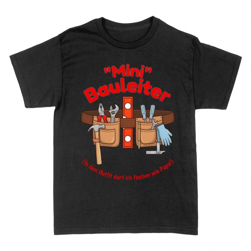 T-shirts: Mini Bauleiter mit Werkzeugg&uuml;rtel