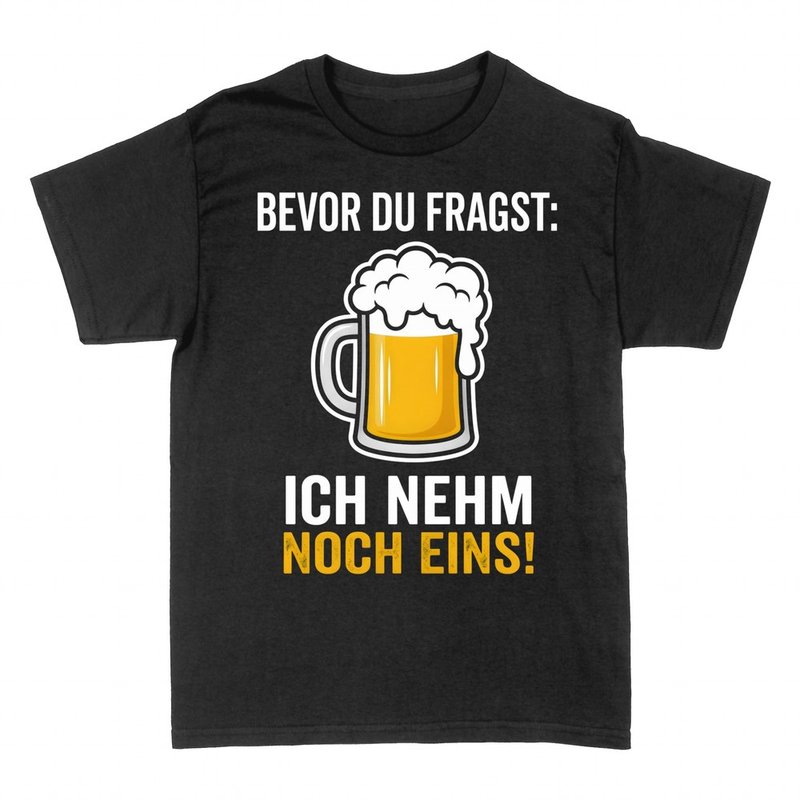T-shirts: Ich nehm noch eins! Bierkrug