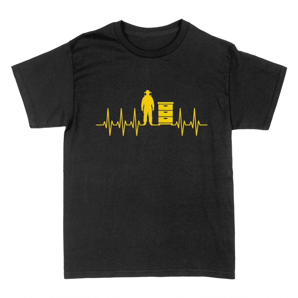 T-shirts: Imker mit Bienenstock und Herzschlag