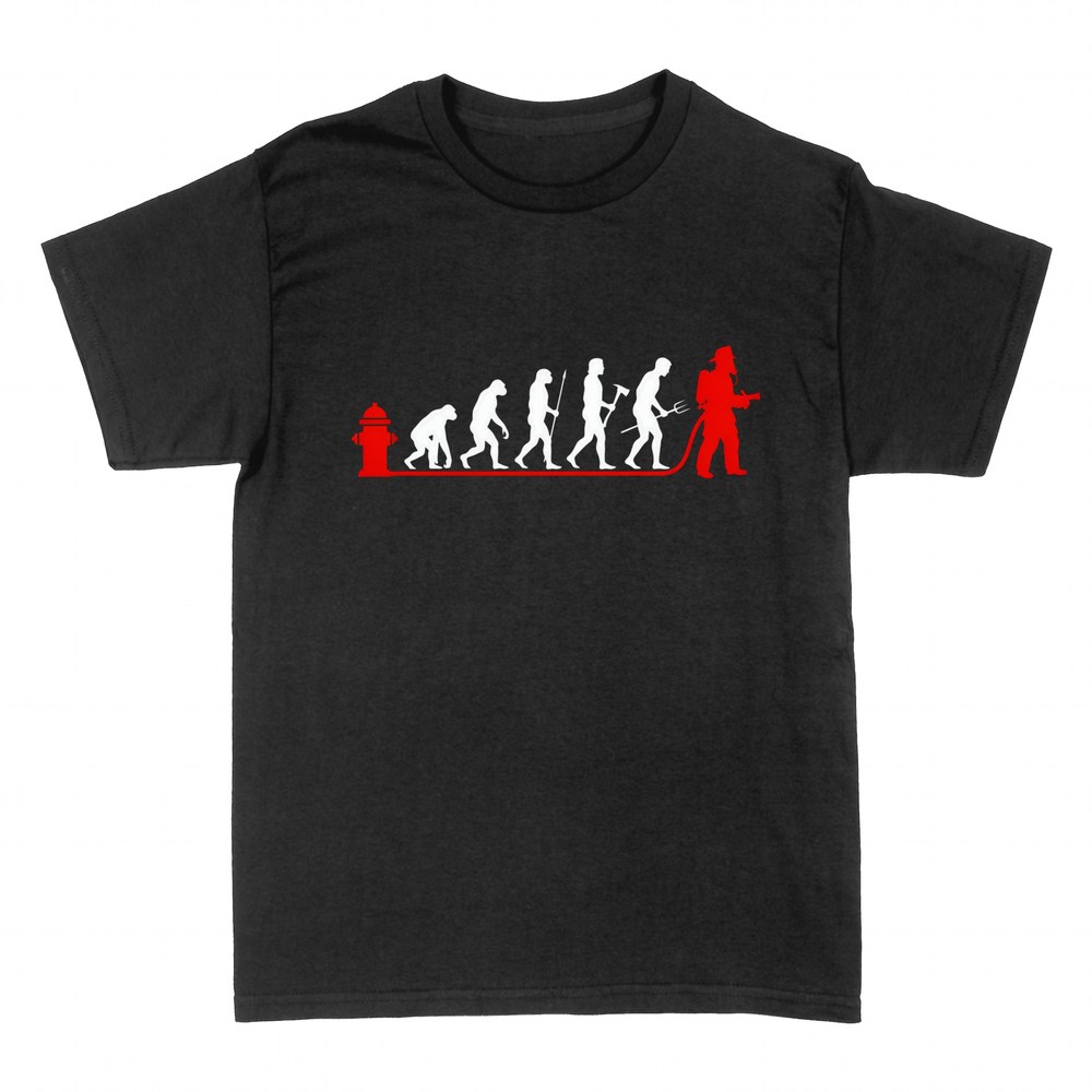 T-shirts: Evolution des Feuerwehrmanns mit Hydrant