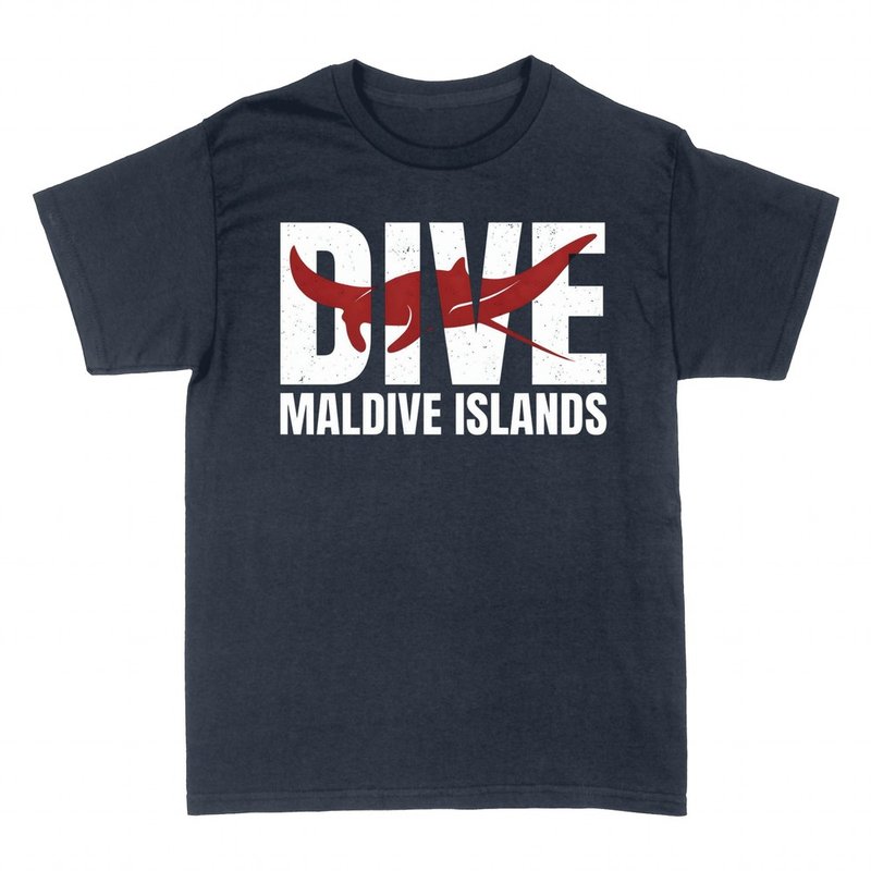 T-shirts: Tauchen Mantarochen Malediven
