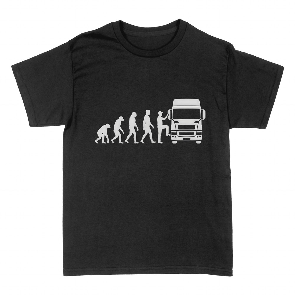 T-shirts: Evolution des Truckers mit LKW