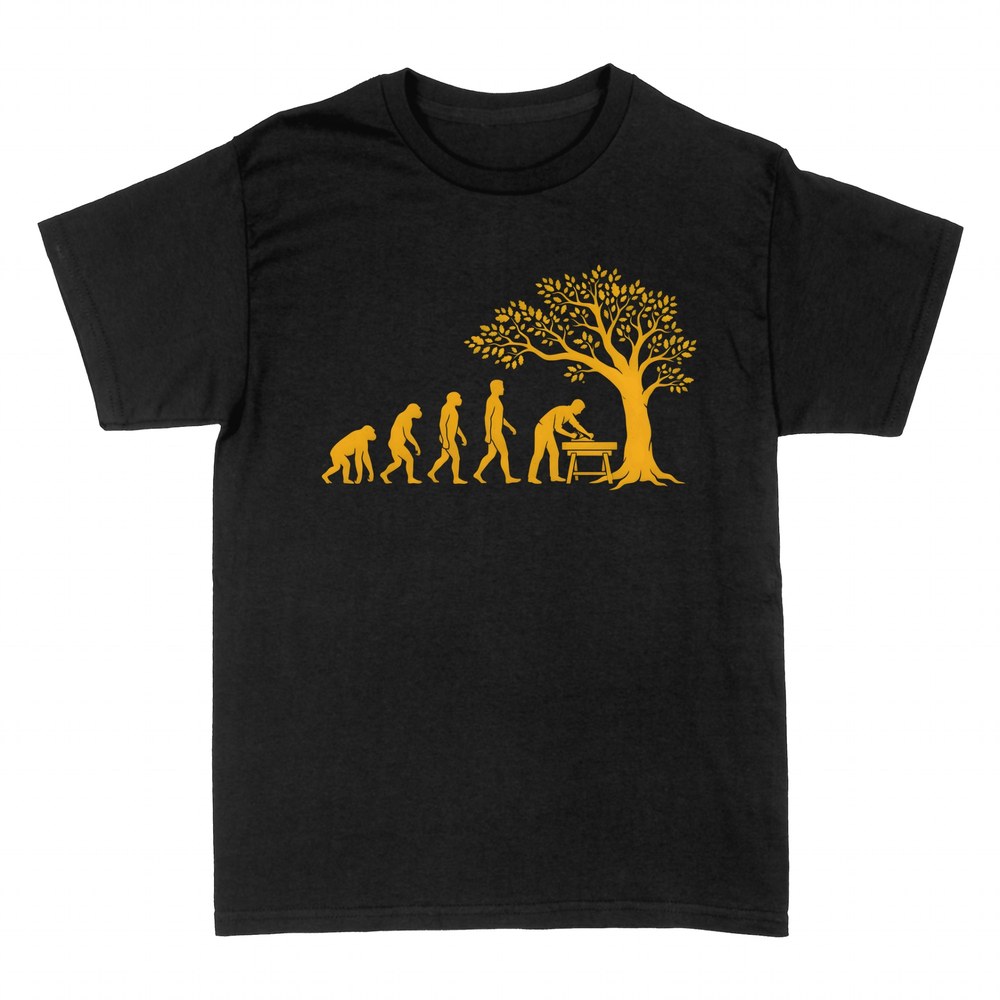 T-shirts: Evolution des Schreiners an der Werkbank