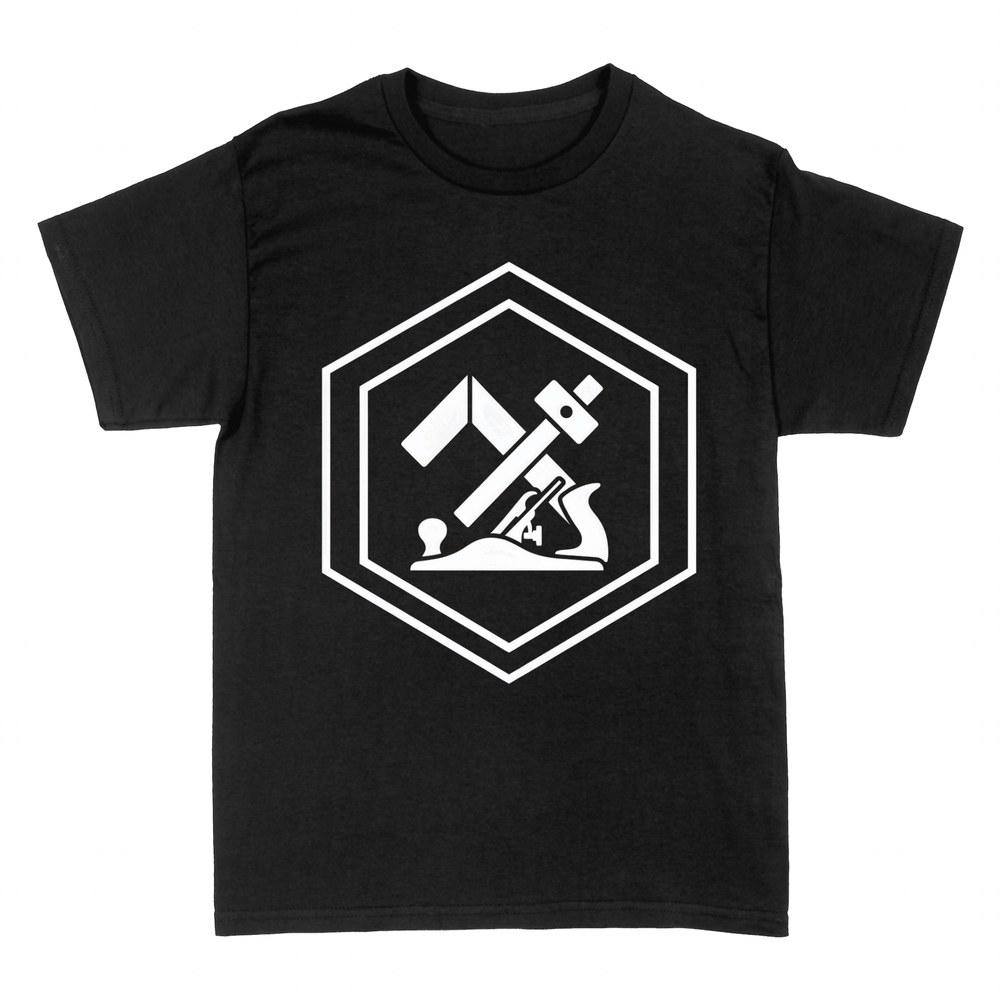T-shirts: Schreiner-Emblem mit Hobel