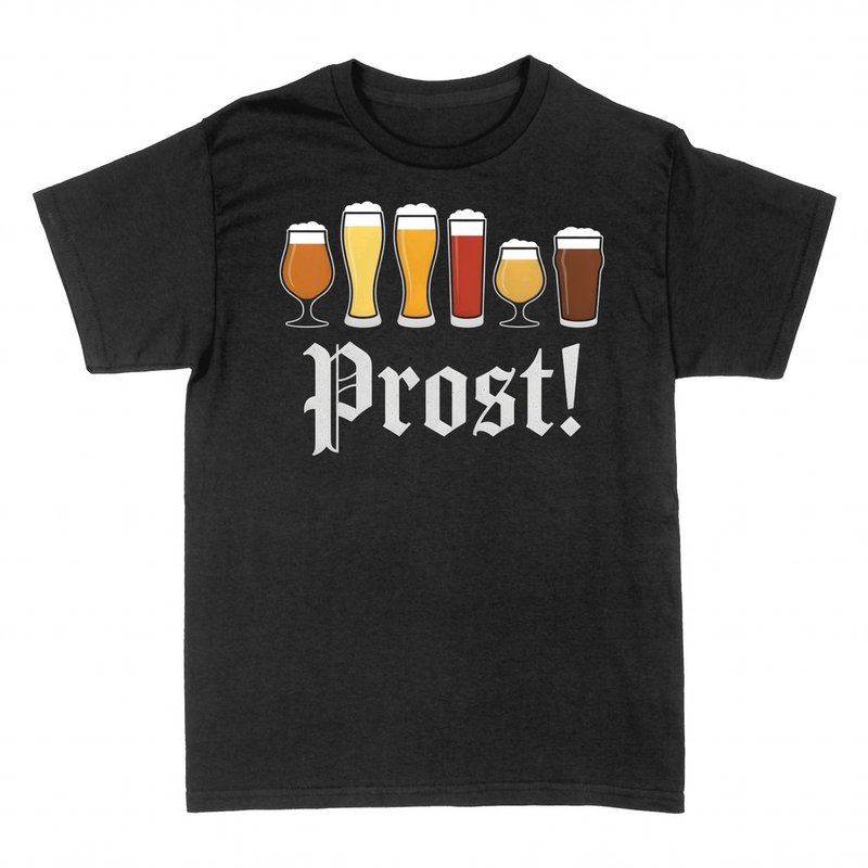 T-shirts: Prost! mit sechs Biergl&auml;sern