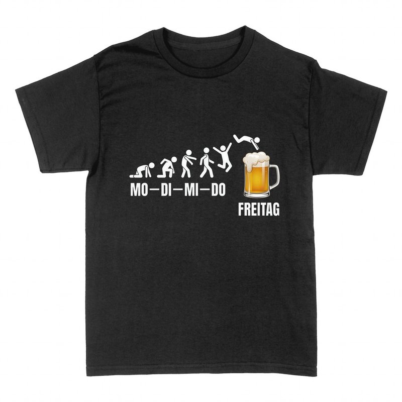 T-shirts: Mo Di Mi Do Freitag Bier-Evolution