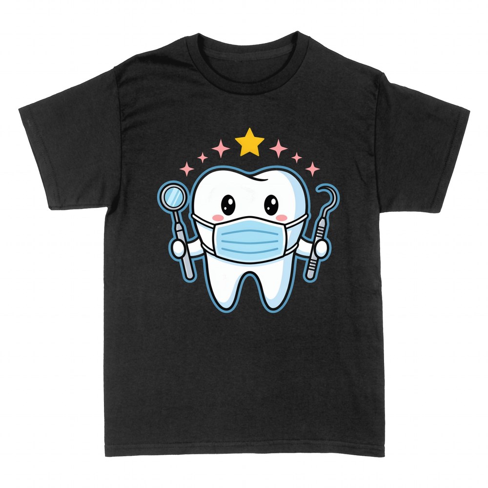 T-shirts: Kawaii-Zahn Zahnarzt mit Maske und Werkzeug
