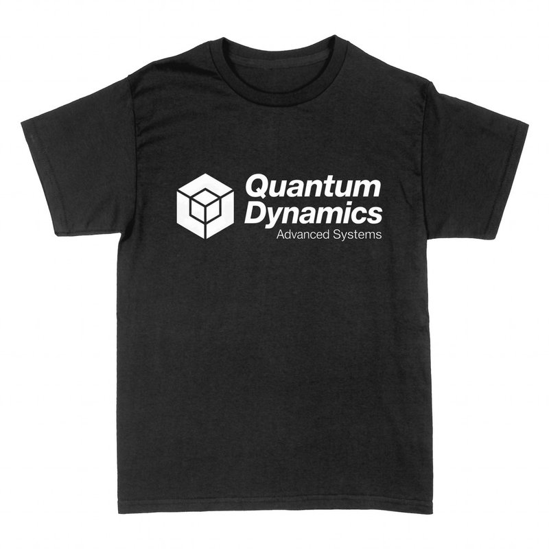 T-shirts: Quantum Dynamics, fiktives Tech-Logo