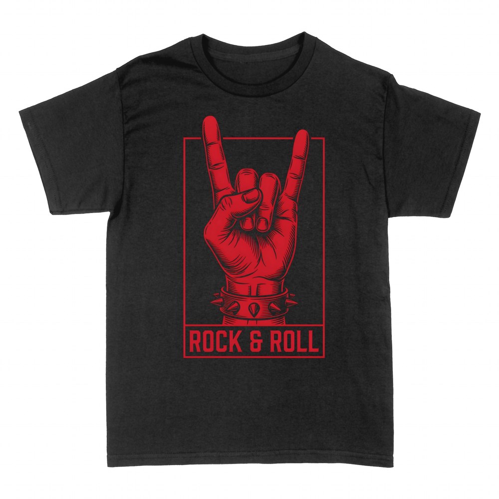 T-shirts: Pommesgabel-Hand mit Nietenarmband