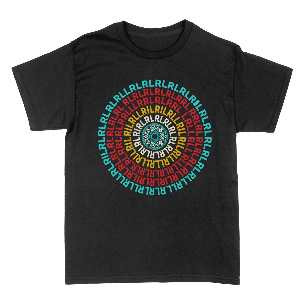 T-shirts: Schlagzeuger-Mandala mit RLRL-Stickmuster