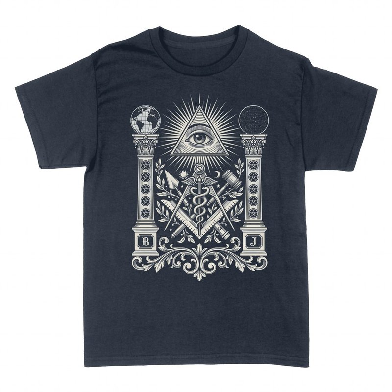 T-shirts: Freimaurer Emblem Auge der Vorsehung