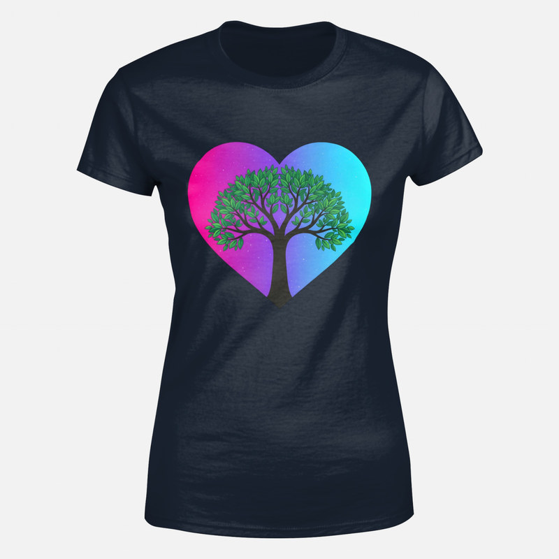 T-shirts: Lebensbaum im Herzen