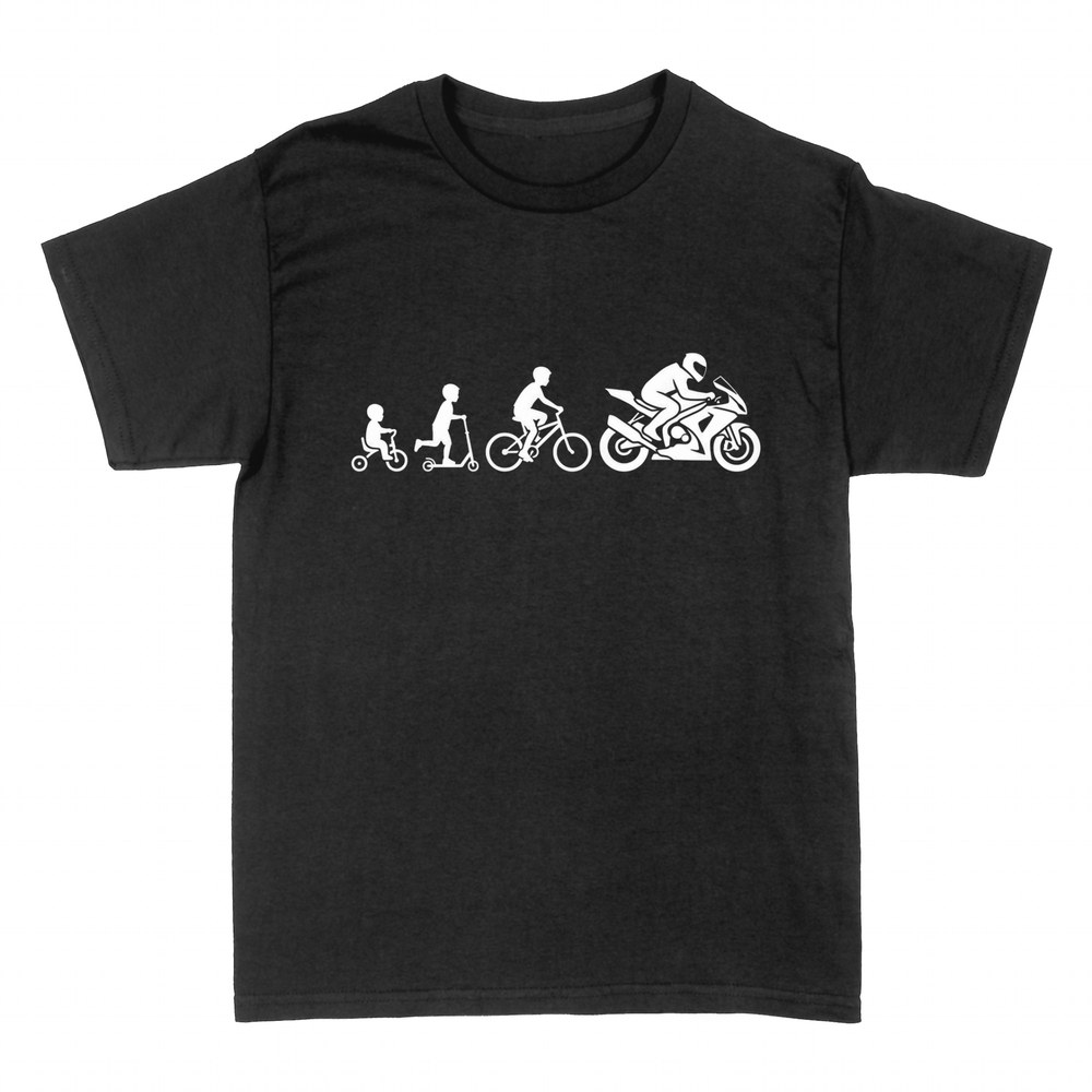 T-shirts: Motorrad-Evolution: Dreirad bis Motorrad