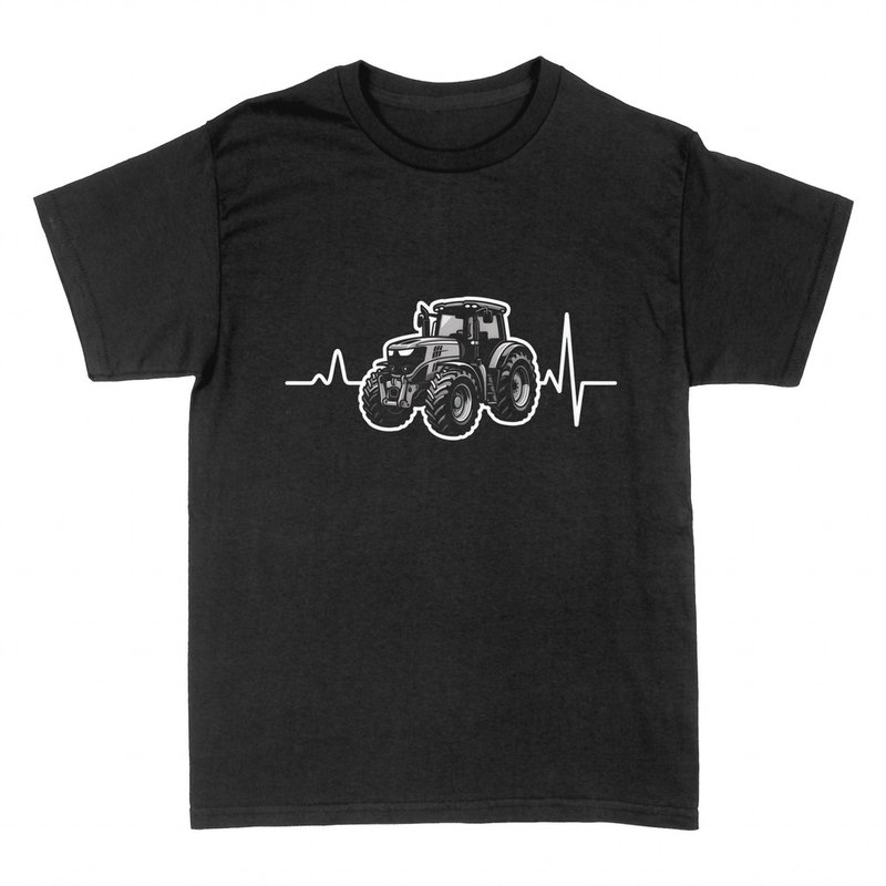T-shirts: Traktor Herzschlag EKG-Linie