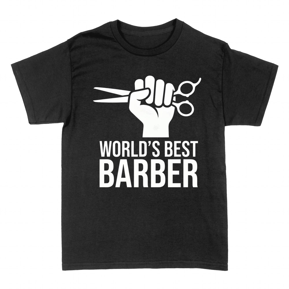 T-shirts: Faust mit Barbierschere bester Barbier
