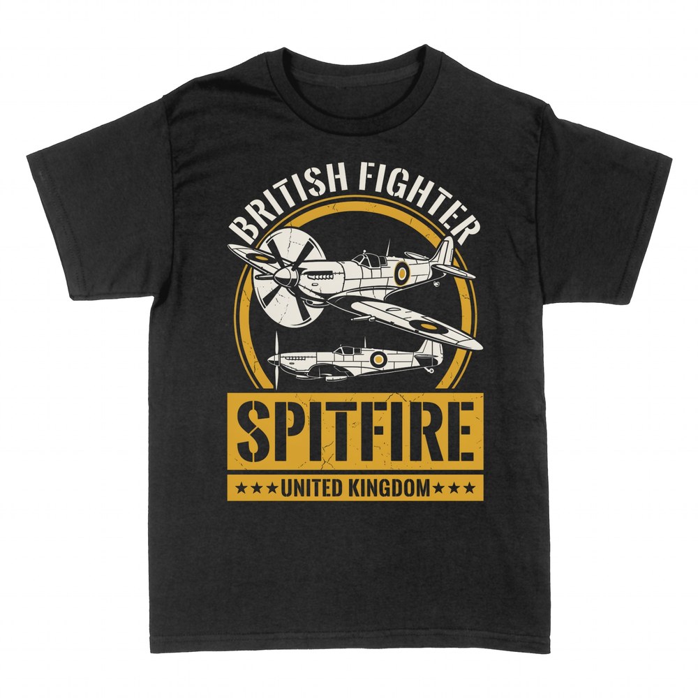 T-shirts: Spitfire britisches RAF-Jagdflugzeug