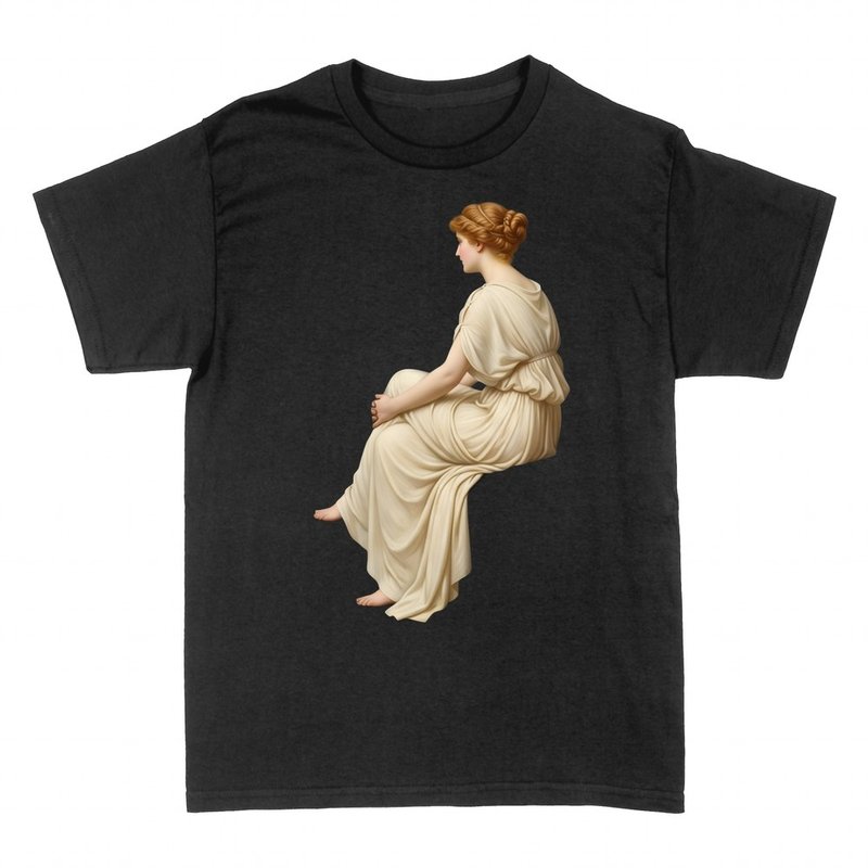 T-shirts: Sitzende Frau im griechischen Gewand